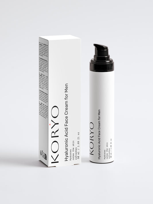 Hyaluronic Acid Face Cream for Men - Koryo Skincare