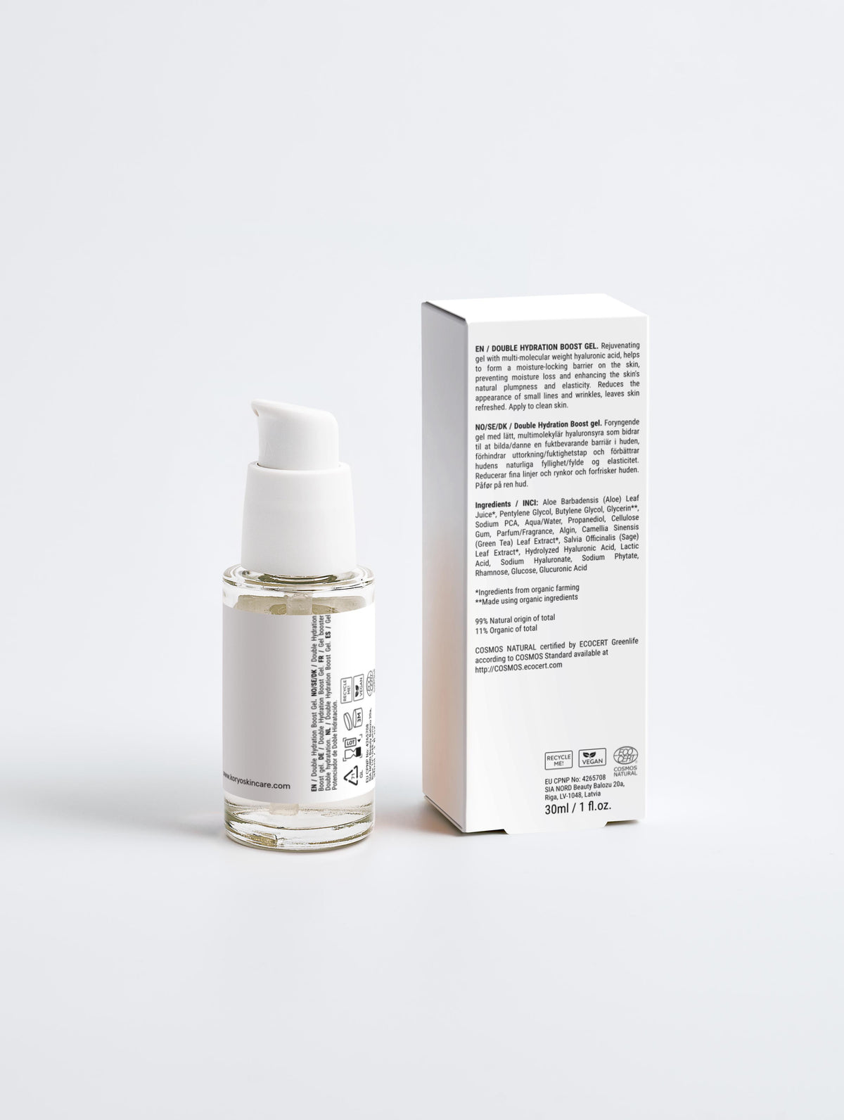 Double Hydration Boost Gel 30 ml - Koryo Skincare